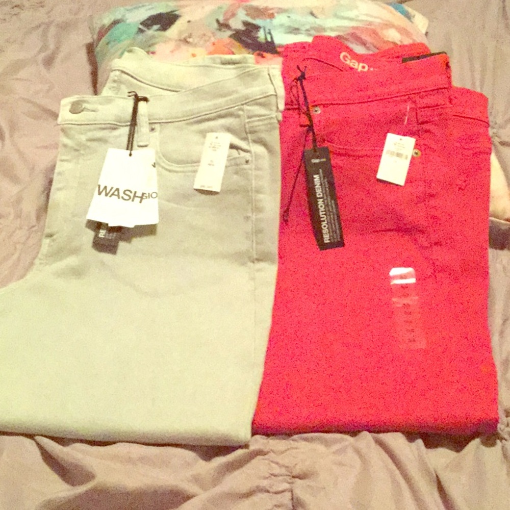Two pairs of Gap Jeans-